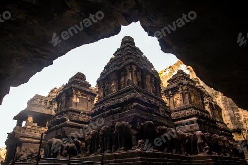Preview: Kailasa Temple, Ellora caves, UNESCO world heritage site, India