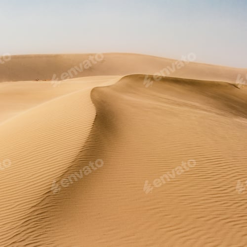 Preview: Sand dunes in a desert