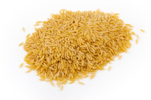 Preview: barley noodle on a white background