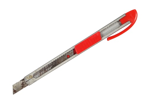 Preview: cutter knife isolated on white background