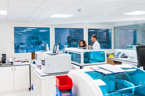 Preview: Clinical Laboratory Technicians Analyzing Blood Samples