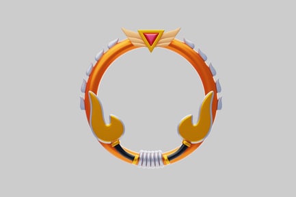 Preview: Adventure winged triangle portal frame