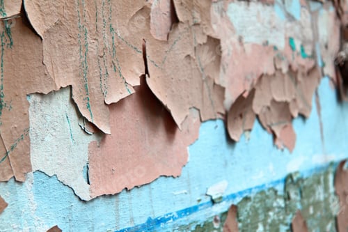 Preview: Old paint peeling from wall