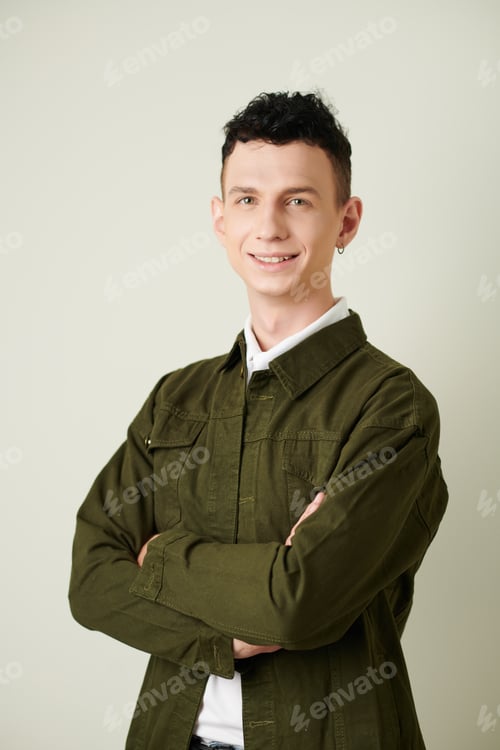 Preview: Smiling Confident Young Man
