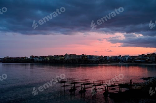 Preview: Sozopol old town at sunset, Bulgaria