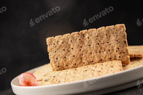 Preview: cracker whole grain healthy food durum wheat cookies tasty snack fresh gourmet food