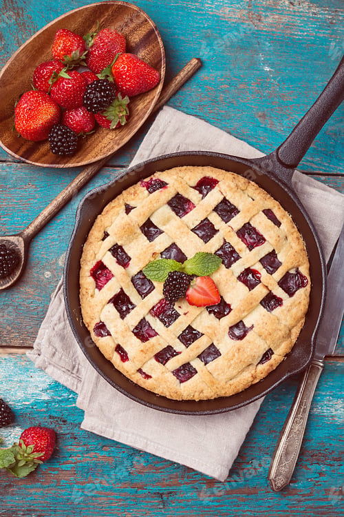 Preview: Traditional berry pie
