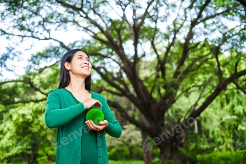 Preview: A male hand holds a hammer, symbolizing the enforcement of tree conservation laws. This highlights