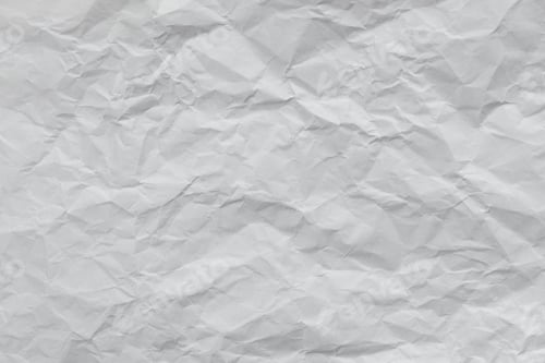 Preview: Crumpled white paper texture. Old sheet of paper with cracks