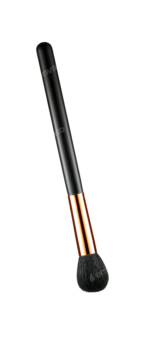 Preview: make up brush isolated on white background