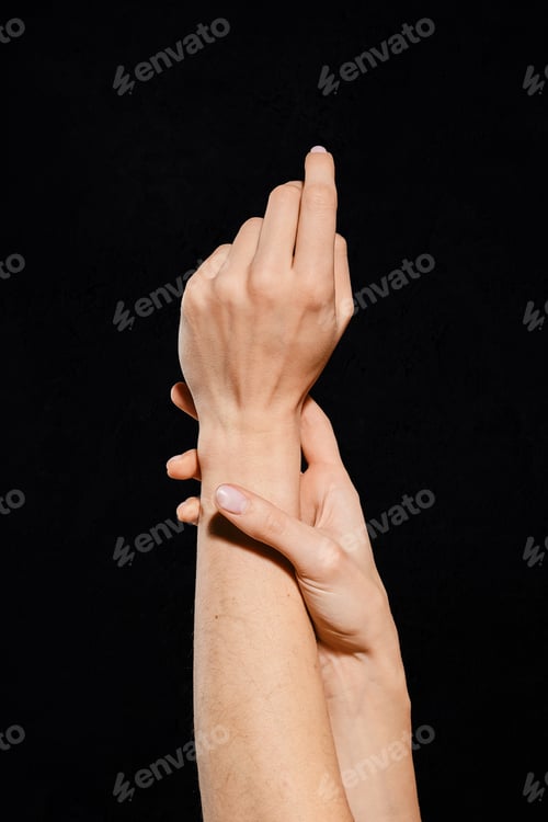 Preview: Woman hands showing different gestures