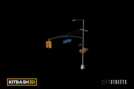Preview: Kitbash: City Streets - Traffic Lights B