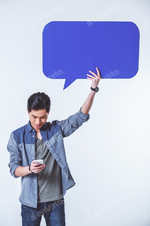 Preview: Chinese with speech bubble and gadget