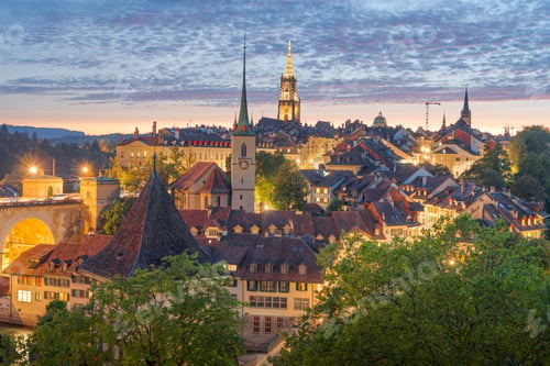 Preview: Bern, Switzerland at Dusk
