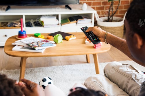 Preview: African family spending time together