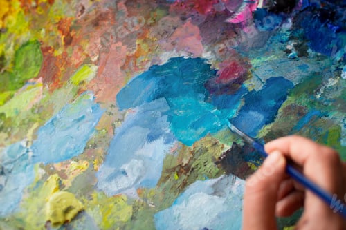 Preview: Hand brush palette.