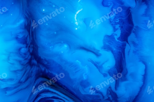 Preview: Abstract flow of liquid paints in mix