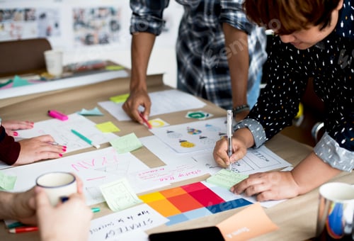 Preview: Hand Writing on Sticky Note Memo