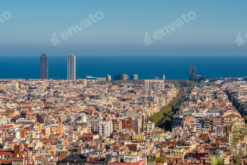 Preview: Barcelona cityscape overlook
