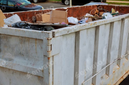 Preview: Dumpsters being full with garbage Over flowing