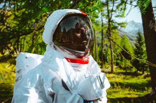 Preview: Astronaut exploring a new planet.