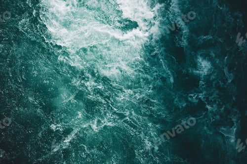 Preview: Overhead shot of beautiful textures of water in the ocean