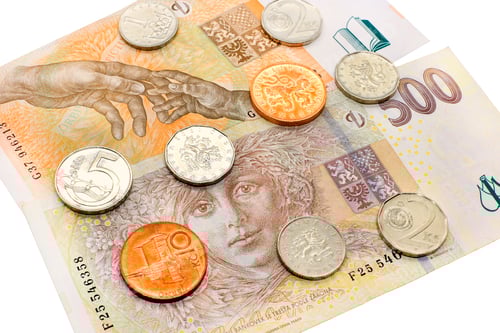Preview: Czech money, banknotes and coins