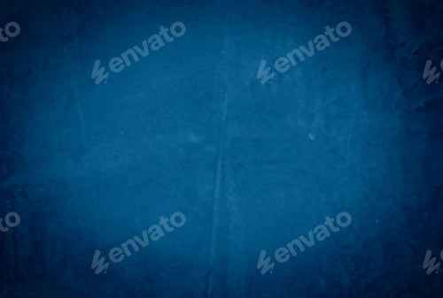 Preview: Vintage grunge blue concrete texture wall background with vignette.