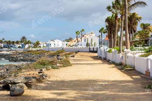 Preview: Coast walk path in Corralejo on Fuerteventura