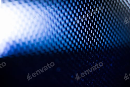 Preview: Abstract colorful bright blue light and dark shadowy background.