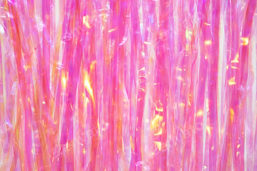 Preview: Trendy Vibrant Foil Tinsel Background.