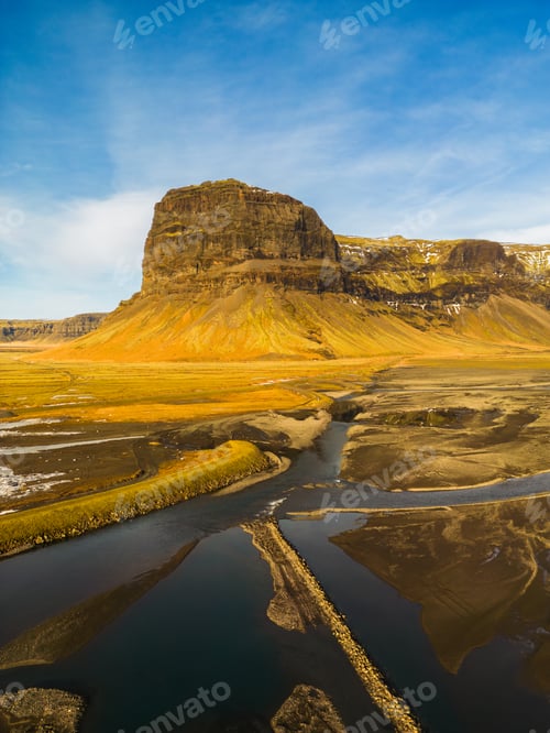 Preview: Drone shot of amazing mountain crest