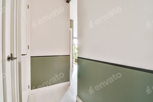 Preview: Modern corridor in light apartment