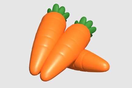 Preview: Carrot 3D Illustration