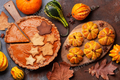 Preview: Pumpkin muffins and various pumpkins