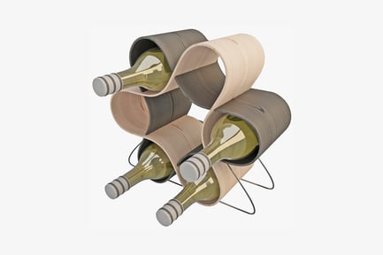 Preview: Wine bottles in a vertical rack