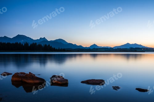 Preview: Blue Hour at Lake Hopfen