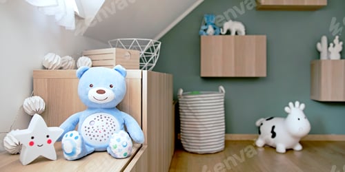 Preview: Scandinavian nursery room
