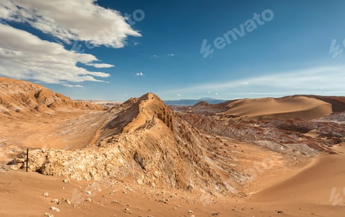 Preview: Martian landscape in the moon valley - Valle de la Luna near San Pedro de Atacama