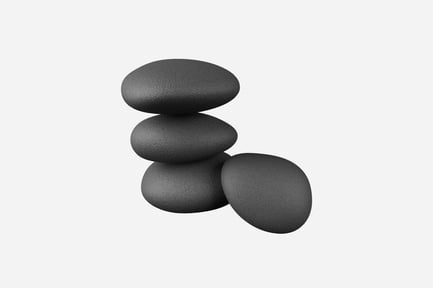 Preview: Massage Stone Stack 3D Illustration