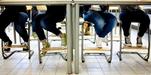 Preview: Low section of students sitting in classroom