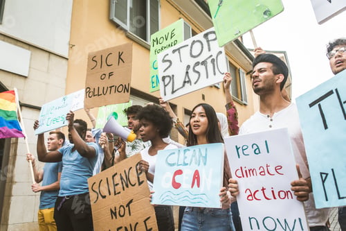 Preview: Activists demonstrating against global warming