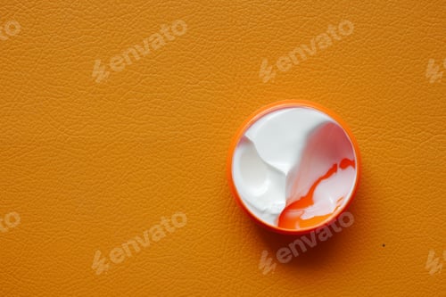 Preview: beauty cream in a orange color container