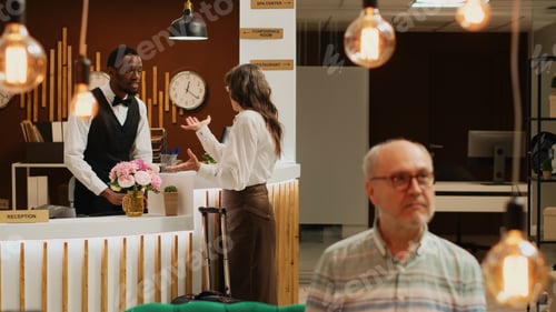 Preview: Adult at front desk does check in