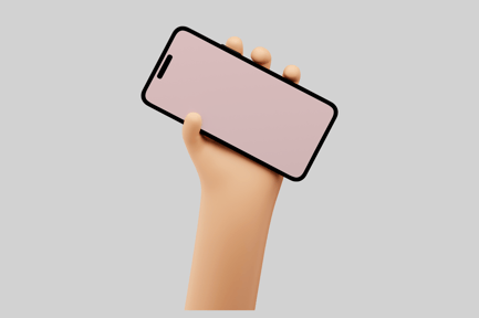 Preview: Hand Holding a Smartphone