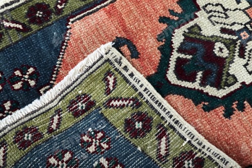 Preview: Textures and patterns in color from woven carpets