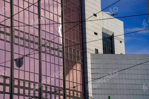 Preview: Modern buildings along via Messina in Milan, Italy