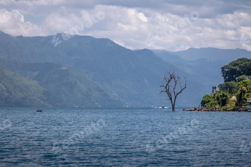 Preview: Lake Atitlan view from San Pedro La Laguna - San Pedro La Laguna, Lake Atitlan, Guatemala