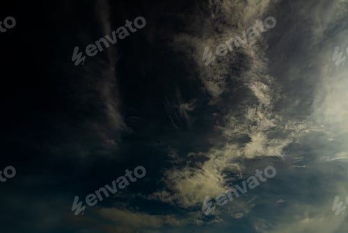 Preview: Cloud storm sky dark halloween background
