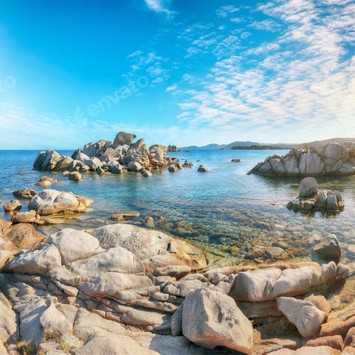 Preview: Captivating view of Palombaggia and Tamaricciu beaches.